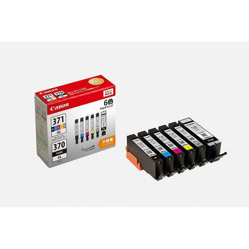 Canon プリンターインク BCI-371XL+370XL/6MP 6色パック 大容量【キヤノン純正品】の画像