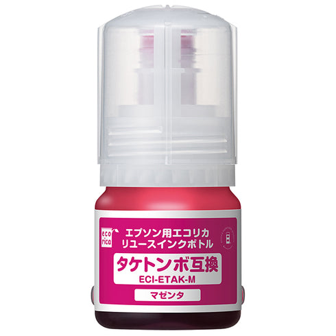 エコリカ プリンターインク ECI-ETAK-M マゼンタ 標準容量【エコリカ互換品】の画像