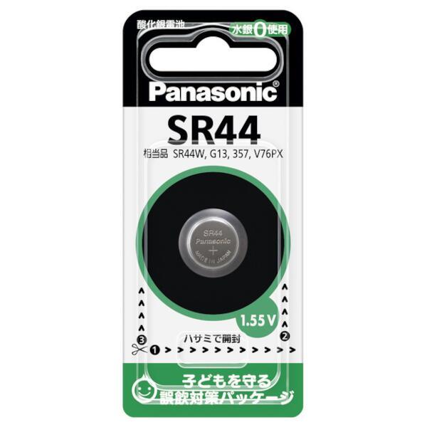 Panasonic ボタン電池(酸化銀電池) SR44 / SR44Pの画像