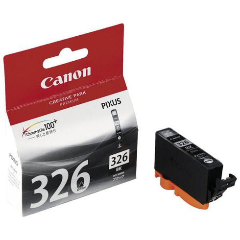 Canon プリンターインク BCI-326BK ブラック 標準容量【キヤノン純正品】の画像