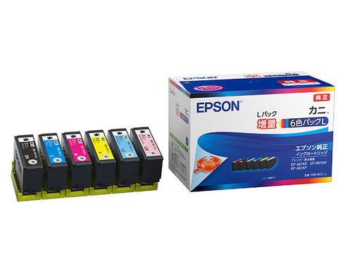 Epson プリンターインク KNI-6CL-L 6色パック 大容量【エプソン純正品】の画像
