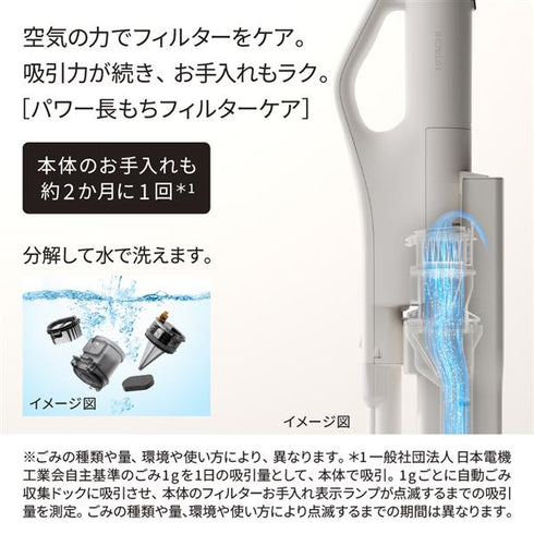 日立クリーナー「らくメンテスティック」PV-BG1000R【5年安心保証つき】