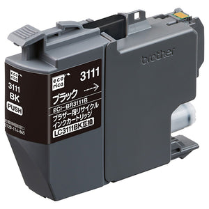 エコリカ プリンターインク ECI-BR3111B ブラック 標準容量【エコリカ互換品】の画像