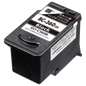 エコリカ プリンターインク ECI-C360B ブラック 標準容量【エコリカ互換品】の画像