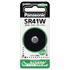 Panasonic ボタン電池（酸化銀電池） SR41W / SR41WPの画像