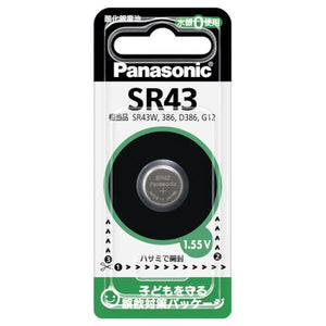 Panasonic ボタン電池（酸化銀電池） SR43 / SR43Pの画像