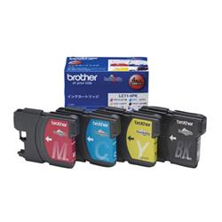 brother プリンターインク LC11-4PK 4色パック 標準容量【ブラザー純正品】の画像