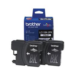 brother プリンターインク LC11BK-2PK ブラック 標準容量・2個パック【ブラザー純正品】の画像